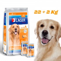 Lager Adulto 22 kg y Snacks