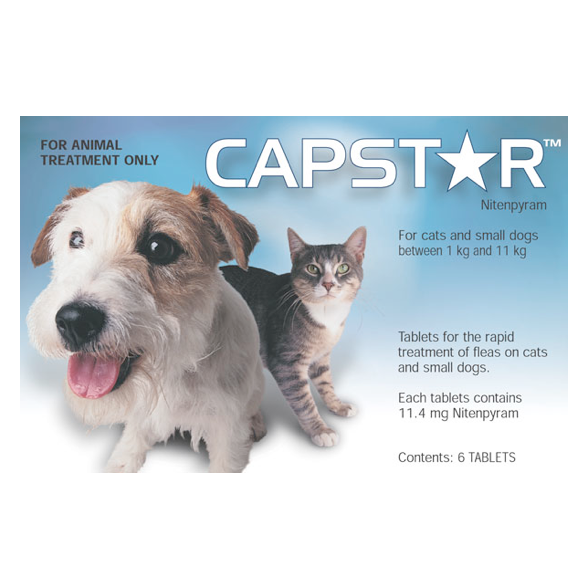Capstar Perros hasta 11 kg 6 unidades Anti Pulgas y Garrapatas